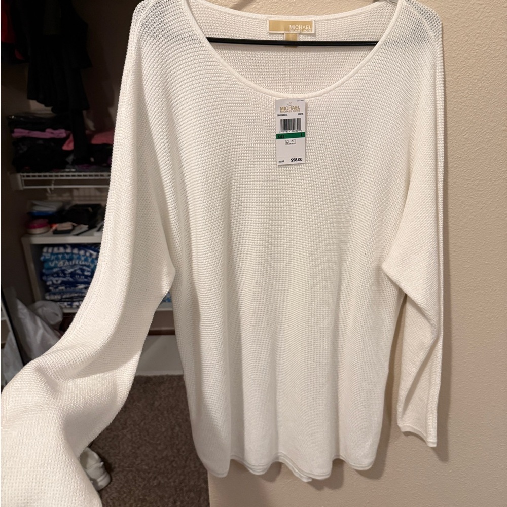 🆕 Michael Kors White Knit Sweater